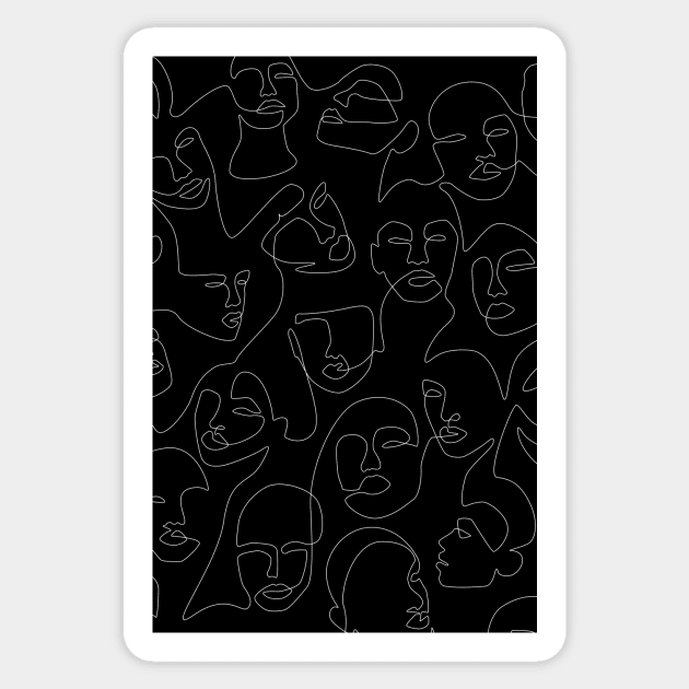 Face Lace Sticker by Explicit Design